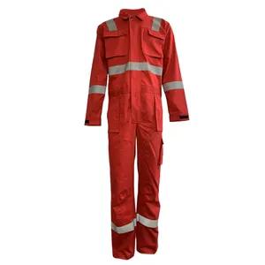 Baju kerja penutup keselamatan pakaian kerja Fr baju tahan api seragam Coverall