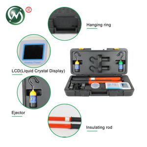 Weshine HV Electroscope AC Phasing Stick Wireless Phase <b>Detector</b> High <b>Voltage</b> Phase Nuclear <b>Detector</b> - Product Image 2