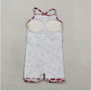 Vestido Enterizo de Yoga para Niña con Estampado de Leopardo del Equipo Universitario GSD3635 - Product Image 6