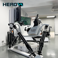 Simulador de Carreras VR HEROVR, Go Kart Eléctrico con Movimiento 2Dof, Auto de Carreras F1, Vehículo Metálico para Montar en Interiores, para Parques de Aventura y Jardines