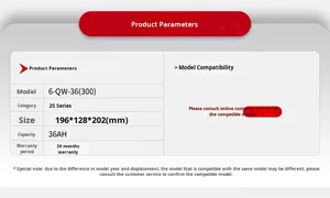 Nouvelle <span class=keywords><strong>batterie</strong></span> Camel 6-QW-36 <span class=keywords><strong>pour</strong></span> Honda Fit <span class=keywords><strong>pour</strong></span> Civic Concept V <span class=keywords><strong>Van</strong></span> Suzuki Alto Car - Product Image 3