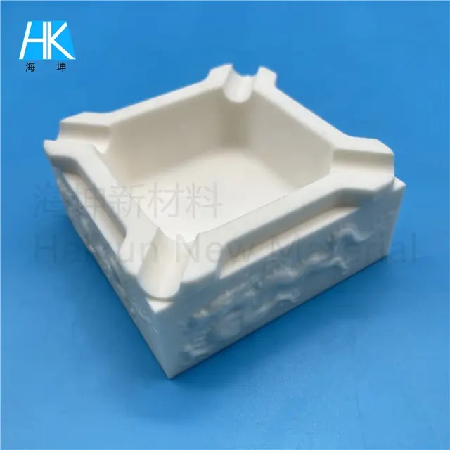 Cenicero de crisol de cerámica Al2O3 de alúmina de alta temperatura personalizado al por mayor