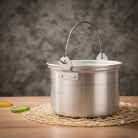 Vente en gros usine 2026 – Prix imbattable – Ensemble de 8 ustensiles de cuisson classiques en aluminium moulé sous pression antiadhésifs pour camping – Batterie de cuisine et ensemble de casseroles à soupe