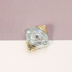 Cuentas sueltas de plástico de agujero recto de forma irregular para pulseras de materiales hechos a mano DIY accesorios de cadena de teléfono móvil - Product Image 4