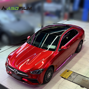 <span class=keywords><strong>ASD</strong></span> Anti Scratch TPU Soul Red Roll Body Car Wrap Auto Reparación Alto brillo Colorido Coche Película que cambia de color OEM Pegatinas húmedas PPF - Product Image 3