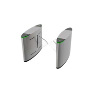 Système de contrôle d'accès WKT ODM/OEM avec lecteur de cartes RFID et reconnaissance faciale biométrique, tourniquet à bascule pour piétons