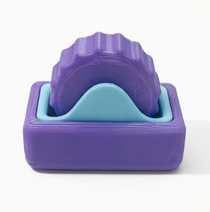 Set de Slime con Rodillo de Impresión 3D y Botón de Descompresión, Diseño Multicolor en Contraste, Portátil - Product Image 2