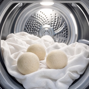 Boules <span class=keywords><strong>de</strong></span> séchage en <span class=keywords><strong>laine</strong></span> compatibles avec les huiles essentielles, réutilisables, écologiques, accessoires <span class=keywords><strong>de</strong></span> lavage - Product Image 2