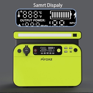 500W Wireless Charge LED Light LiFePO4 Electric Portable Power Station <b>Solar</b> <b>Generator</b> Energy Storage Power Bank Station - Product Image 3