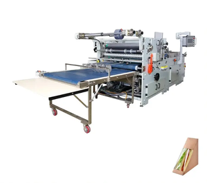 Máquina Automática para Hacer Cajas de Papel de Alta Velocidad, 180 Piezas/min, Motor con Rodamientos PLC, 380V, para Formar Hamburguesas/Sándwiches/Papas Fritas/Ensaladas/Papas a la Francesa - Product Image 1