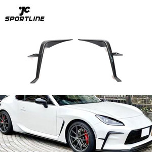 Divisor de parachoques delantero de fibra de carbono, aletas de ventilación Canards para <span class=keywords><strong>Toyota</strong></span> GR86 para Subaru BRZ Coupe <span class=keywords><strong>2022</strong></span> 2023 - Product Image 1
