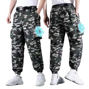 Pantalones de Trabajo Multibolsillos de Verano con Ventilador Eléctrico con Entrada USB, Pantalones con Aire Acondicionado para Exteriores - Product Image 4
