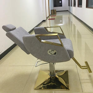 Chaise de coiffeur <span class=keywords><strong>à</strong></span> <span class=keywords><strong>l</strong></span>'<span class=keywords><strong>envers</strong></span> Salon de coiffure levage rotatif coupe de cheveux et tabouret de rasage meubles de Salon cuir synthétique moderne 1 Pc - Product Image 3