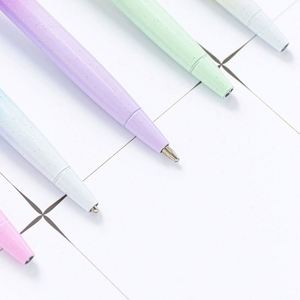 Custom Logo Retractable Ballpoint <b>Pen</b> - Slim Metal, Vivid Colors, Heart Shape, Office & Gift for Weddings, Birthdays - Product Image 4