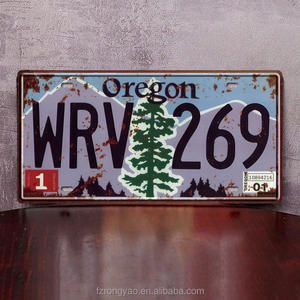 Placa de <span class=keywords><strong>Matrícula</strong></span> de Aluminio Metálico Personalizada con Logotipo en Relieve, Placa de <span class=keywords><strong>Matrícula</strong></span> de <span class=keywords><strong>Coche</strong></span> con Número de EE. UU., Recuerdo Europeo, Placas Decorativas - Product Image 4