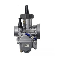 Couvercle rond de carburateur PWK21/24/26/28/30/32/34MM en alliage d'aluminium CNC, modification pour moteur de moto, course tout-terrain, ATV