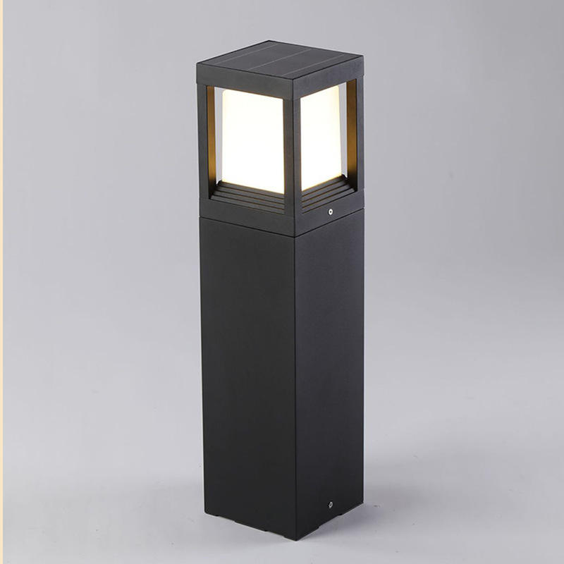 High Quality IP65 8W Landscape Lighting Solar Bollard Pathway Lights Garden Bollard Lights IP65