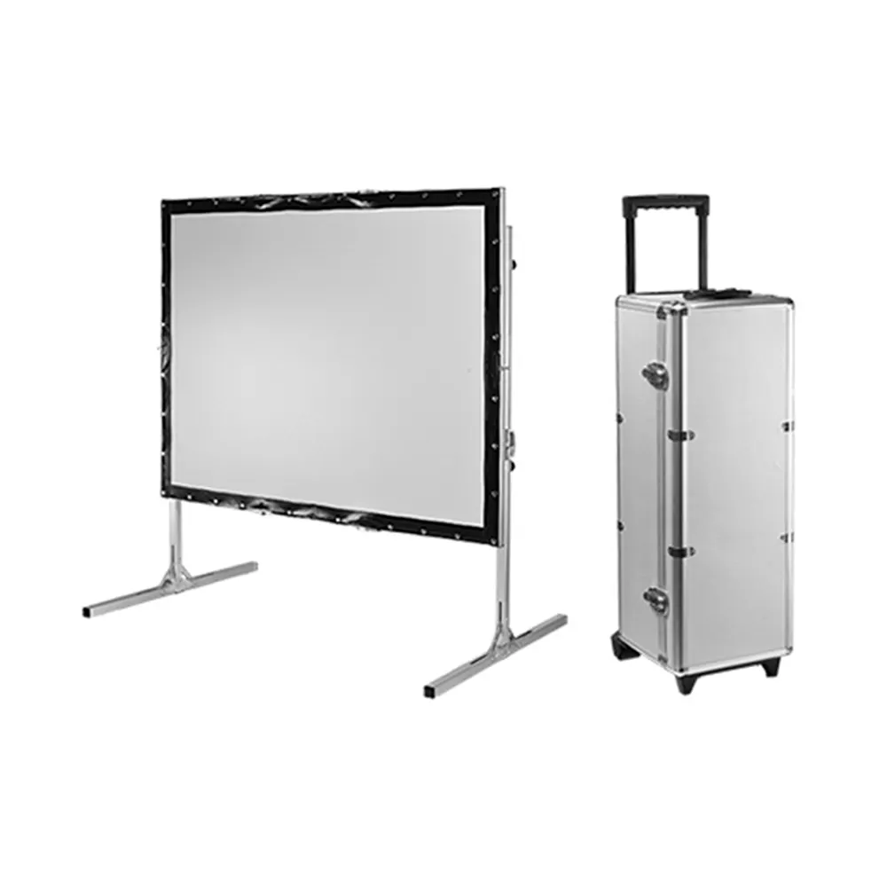 4:3 יחס 120 "Deluxe מהיר מתקפל מקרן מסך Stand