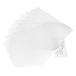 DURABLE - 3434-19 Paneles de repuesto para visera protectora PRO (paquete múltiple)-EAN 4005546730110 PRODUCTOS DE SEGURIDAD Y LIMPIEZA - Product Image 1