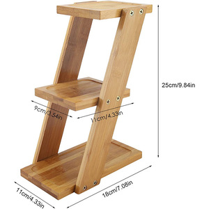 Creative wooden mini flower stand for office desks, living room desktop decorations, and succulent <b>plant</b> <b>pot</b> racks for - Product Image 4