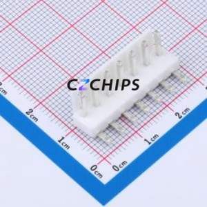 ZX-VH3.96-7PWZ Wire-to-Board Pin Header Bent Lead Through Hole,P=3.96mm Connector 1x7P 3.96mm Right Angle Insert VH - Product Image 1