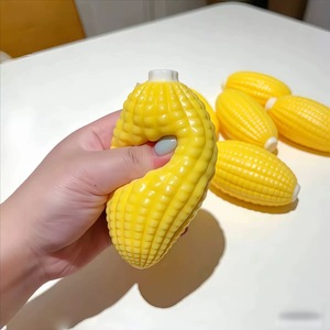 Elonna Crunchy <b>Ball</b> Popcorn Block <b>Squeezing</b> Toy PU Material Corn Crisp Crack Sound Simulated Food Hand Fidget Toy - Product Image 6
