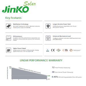 Niveau 1 marque Jinko PERC cellule solaire de type P à demi-coupe 530W <span class=keywords><strong>540Wp</strong></span> 545watts 550 watts Module PV Mono panneau solaire - Product Image 2