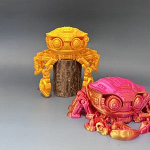 Tùy chỉnh 3D in đồ chơi ẩn sĩ Cua 3D in cua đồ chơi căng thẳng relife đồ chơi bàn động vật trang trí - Product Image 3