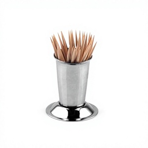 Porta Palillos de Acero Inoxidable con Acabado Espejo, Ecológico, Seguro para Alimentos, Diseño Minimalista, Accesorio de Mesa Duradero - Product Image 1