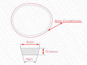 สายพาน ATV SSV UTV CVT 36.0 969สำหรับ0JWA-055000-10000 CFMOTO cforce uforce zforce 1000 <span class=keywords><strong>CF1000</strong></span> CF950 - Product Image 3