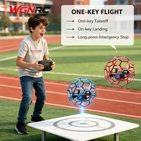 WGNRC Y13 Air Football Rc Quadcopter, 2.4g Rc Racing Quadcopter Jouets avec lumières LED, Rc Stunt Quadcopter, Jouets Rc Quadcopter en forme de ballon