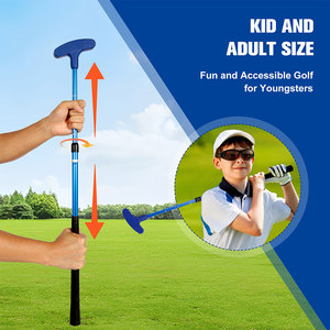 Ensemble complet de putters de golf en gros à prix abordable pour enfants, hommes et femmes, ambidextres, en acier, mini-golf, imperméables, portables, avec poignée en caoutchouc - Product Image 6