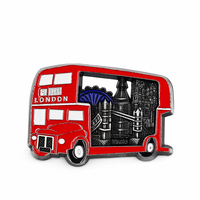 Aimants de réfrigérateur en métal personnalisés, design bus londonien, souvenir promotionnel d'Angleterre, ouvre-bouteille, aimant puissant, écologique, personnalisé