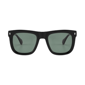 Full Rim Rectangle Sunglasses Black Frame UV400 Protection Unisex Adult Style - Product Image 1