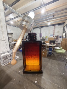 Acrylic factice 2.2 mét cao khổng lồ Dummy di chuyển chất lỏng mô phỏng hiển thị Prop - Product Image 4