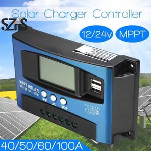 Contrôleur <span class=keywords><strong>solaire</strong></span> intelligent MPPT à mise au point automatique 30A, grand écran LCD, contrôleur de charge de batterie de panneau <span class=keywords><strong>solaire</strong></span>, qualité industrielle, réglable - Product Image 2