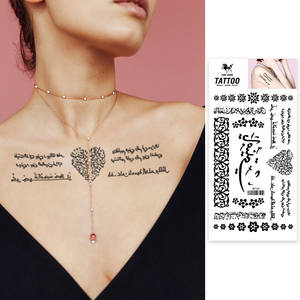 Venta caliente Queen Crown Designs Tatuajes temporales Impermeable Body Arts Idiomas Tatuaje Pegatinas - Product Image 3