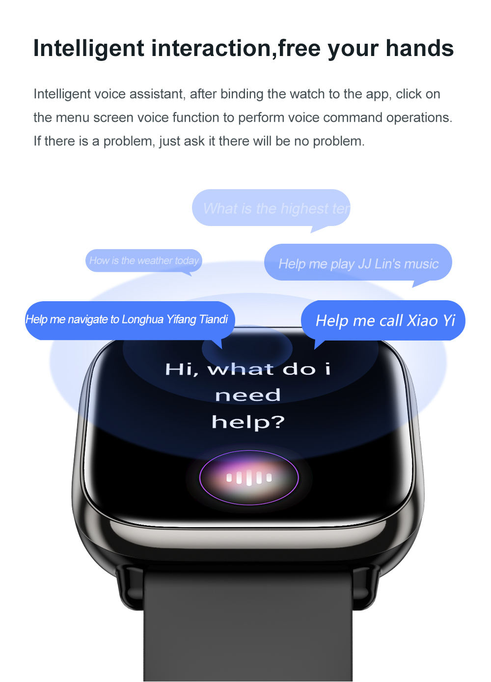 VALDUS NFC Long Time Battery Massive Dials Smartwatch Health Monitoring  Heart Rate Blood Pressure Smart Watch HD12