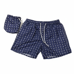 Pantaloncini da spiaggia Casual taglie forti a vita bassa con stampa leopardata a righe senza cuciture in poliestere lavato Spandex - Product Image 1