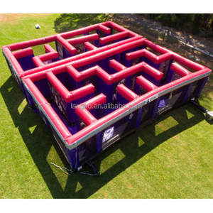 Mansión embrujada <span class=keywords><strong>de</strong></span> Halloween Casa embrujada inflable Juegos <span class=keywords><strong>de</strong></span> etiquetas láser Arena inflable para niños y adultos Laberinto inflable - Product Image 3