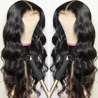Perruques Lace Front 13x4 en Cheveux Humains de 28 Pouces, Ondulées, Prêtes à Porter, Perruques avec Closure, Adaptées aux Débutantes, Dentelle HD