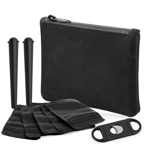 Accessoires pour fumeurs, pochette de rangement en polyester anti-odeur personnalisée, petite pochette réutilisable avec fermeture éclair, étui à usage spécial - Product Image 1