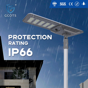 ไฟถนนโซลาร์แอลอีดี GCOTS ความสว่างสูง กันน้ำ IP65 40W/60W/80W/100W สำหรับที่อยู่อาศัย โกดัง ถนน รุ่น Led SL-AIO-XCA H - Product Image 3