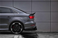 Kit carrosserie en fibre de carbone pour Audi A3 S3 RS3, diffuseur de style fibre de carbone amélioré pour A3 S3 RS3