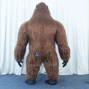 Disfraz Inflable <span class=keywords><strong>de</strong></span> Gorila Negro Realista <span class=keywords><strong>de</strong></span> 2.6 Metros, Unisex para Adultos, con Rostro Feroz, para Fiestas y Eventos - Product Image 4