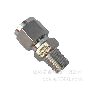 <b>Double</b> Ferrule Straight Connector M20x1.5mm 316 Stainless Steel For Instrument Use - Product Image 5