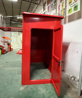 Kiosque solaire modulaire Moov Africa SK07C avec recharge de monnaie mobile et réfrigérateur pour le marché africain