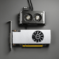 Carte graphique de jeu GTX 750 Ti 4 Go GDDR5 128 bits PCIe avec double ventilateur de refroidissement, sortie D P DVI