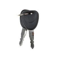 77022-96589 ZHIPEAK Clés de cylindre de barillet de serrure d'allumage pour Renault Megane Scenic Clio