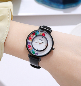 SKMEI 2041 Luxury Quartz Movement Fashion Women <b>Watch</b> Leather Strap Waterproof Wristwatch for Ladies <b>Girls</b> <b>Watches</b> - Product Image 4